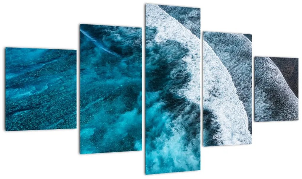 Obraz - Fale na morzu (125x70 cm)