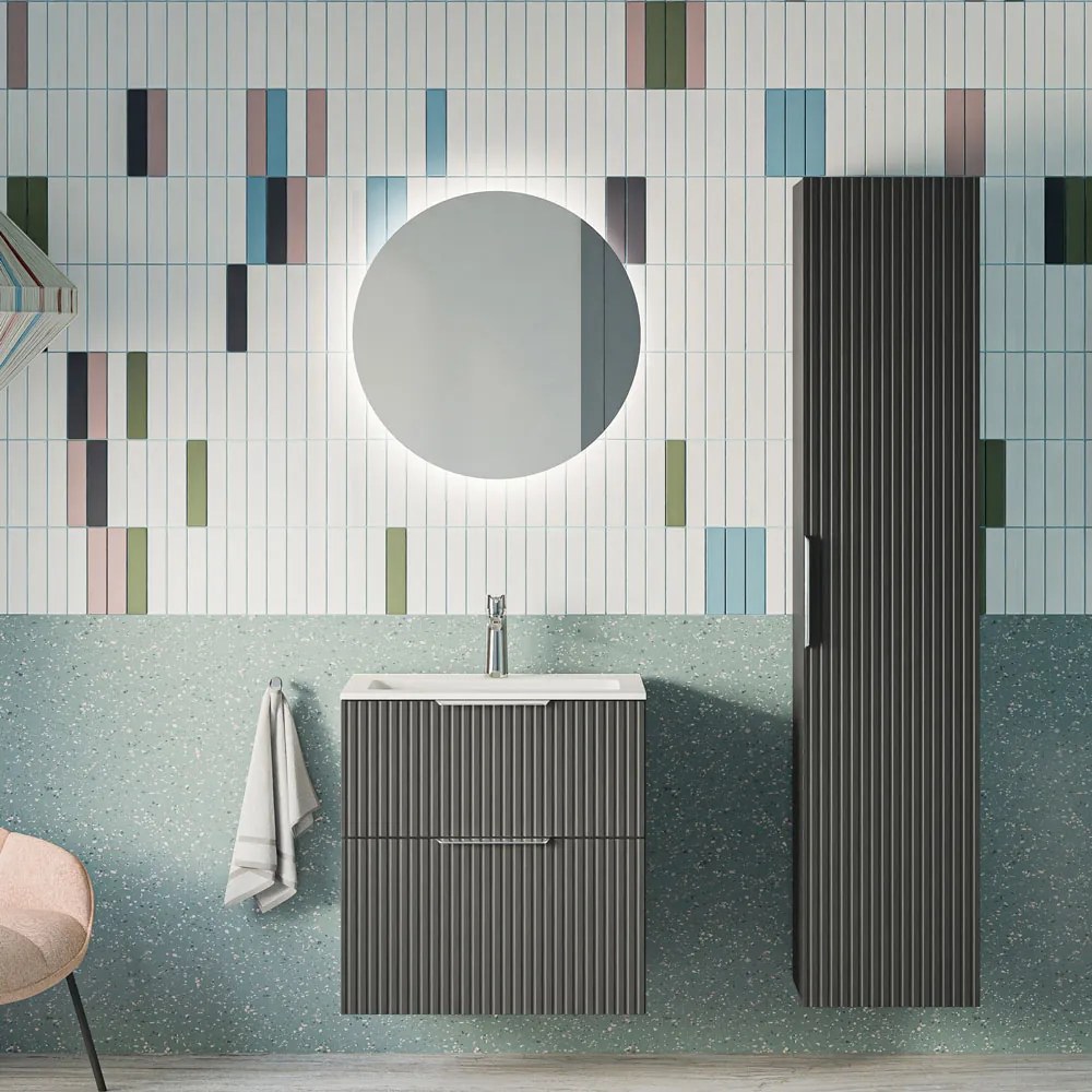 Zestaw mebli łazienkowych TIM 60 cm z umywalką