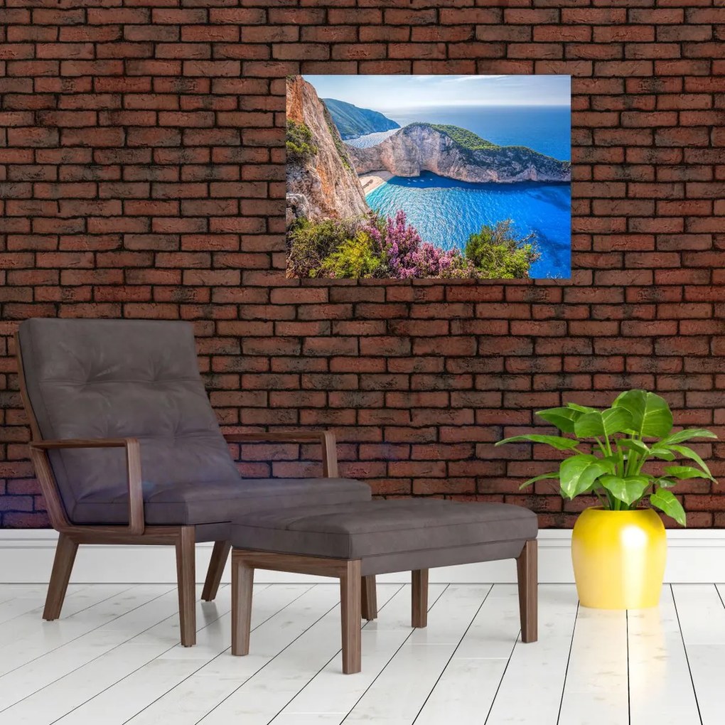 Obraz - Plaża Navagio, Grecja (70x50 cm)