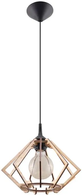 Drewniana lampa wisząca w stylu boho - 6X EX519 T2-M29