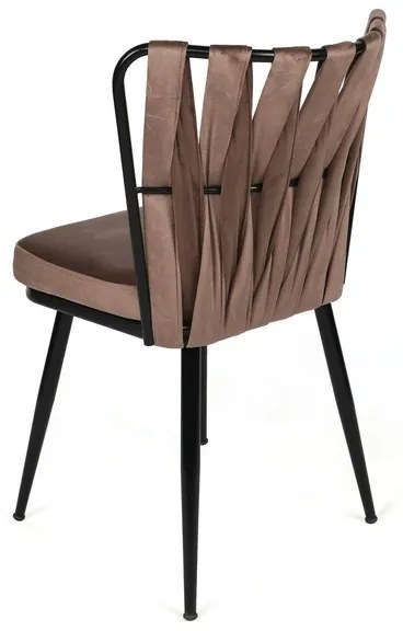 Zestaw krzeseł do jadalni Kusakli Light Brown, 4szt., 4 szt.