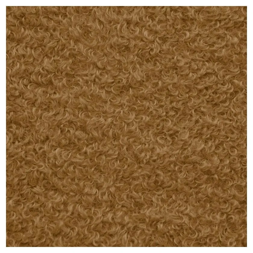Brązowy worek do siedzenia z materiału bouclé Mass Corner 125 Left – SLOWDOWN
