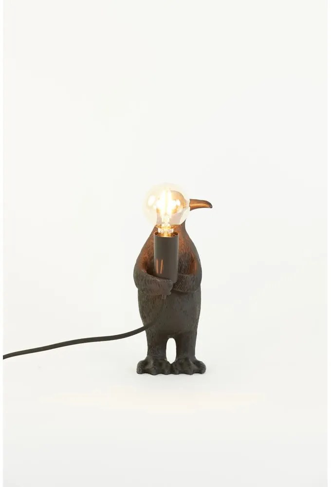 Lampa stołowa w kolorze matowej czerni (wysokość 24 cm) Penguin – Light &amp; Living