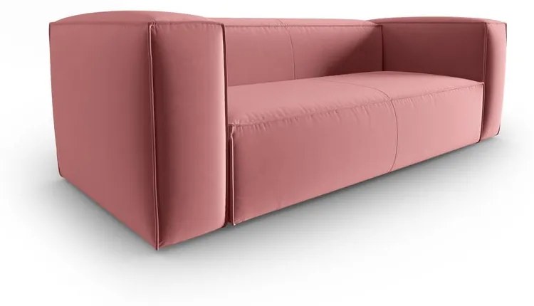 Różowa aksamitna sofa 200 cm Mackay – Cosmopolitan Design