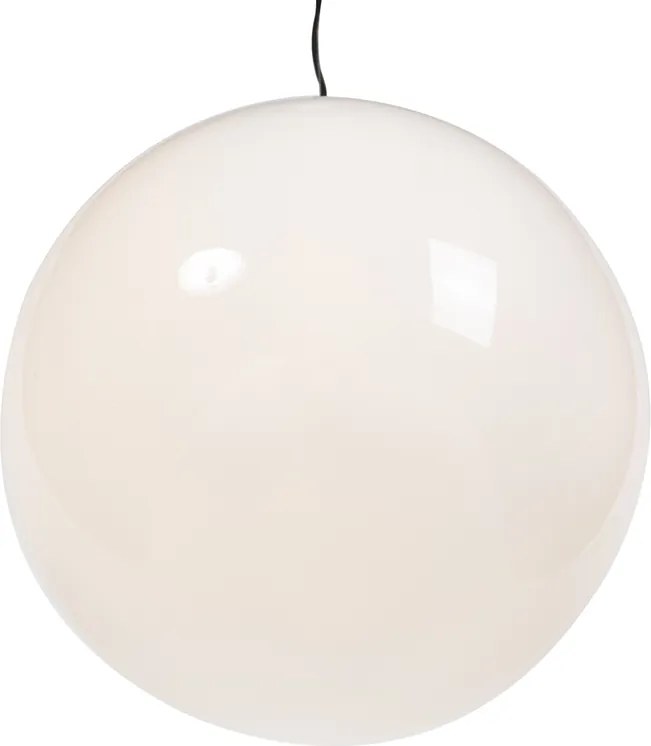 Skandynawska lampa wisząca z opalem 50 cm - Ball 50