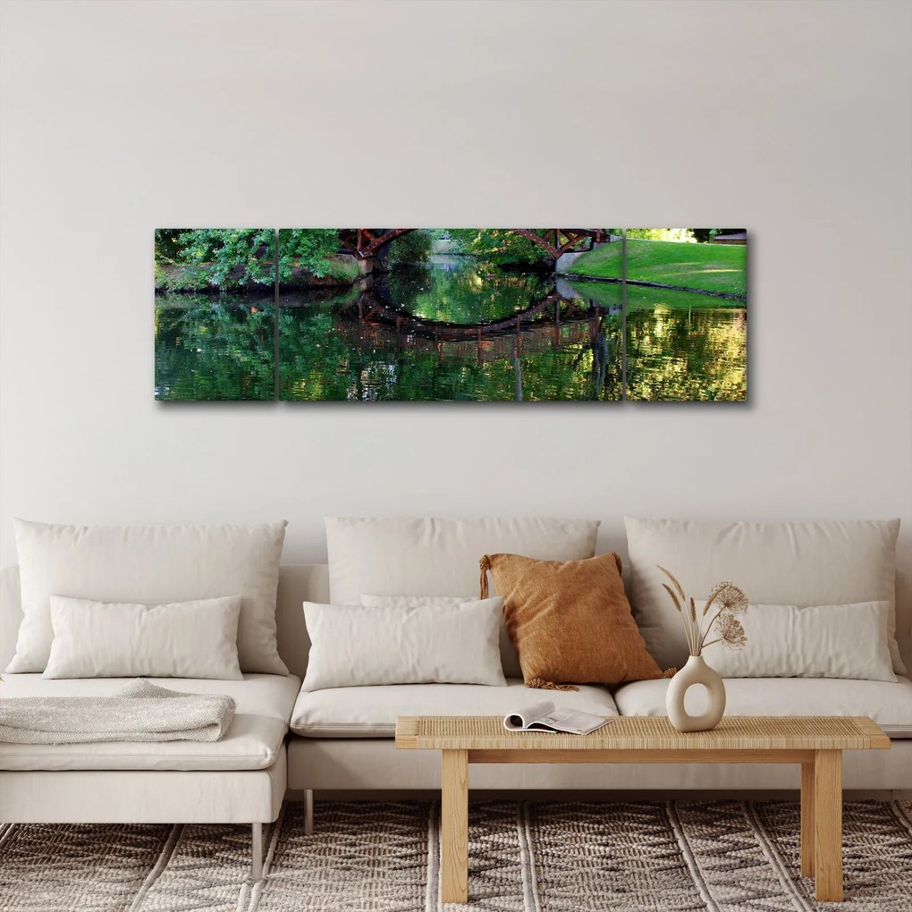 Obraz rzeki (170x50 cm)