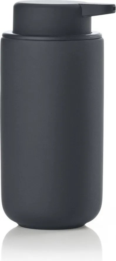 Czarny ścienny kamionkowy dozownik do mydła 450 ml Ume – Zone