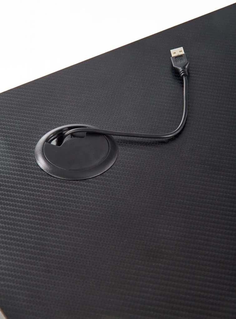 B40 biurko gamingowe czarny / czerwony