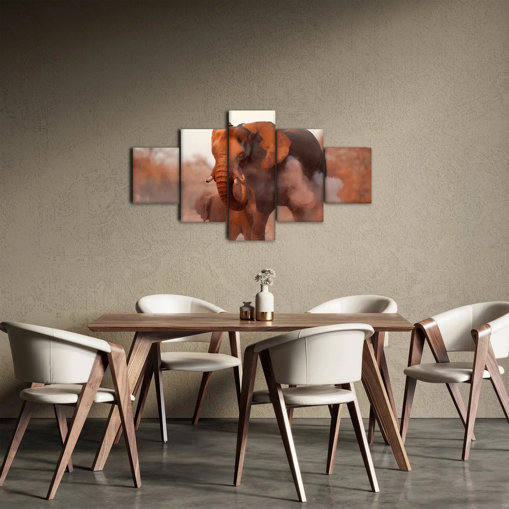 Obraz - Wielki słoń afrykański (125x70 cm)