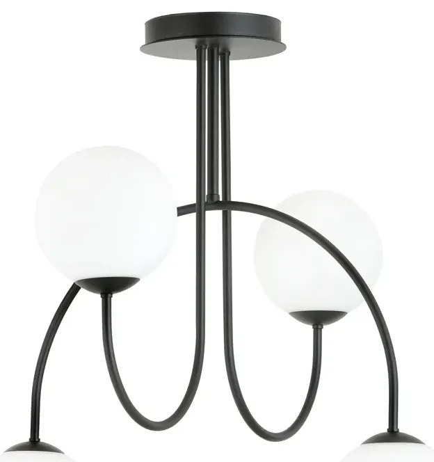 Nowoczesna lampa sufitowa z mlecznymi kloszami - D115 C7-S44