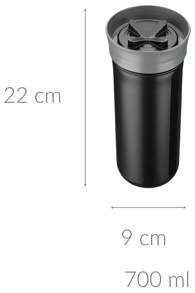 Butelka na wodę SAFE TO GO XL, 700 ml, KOZIOL