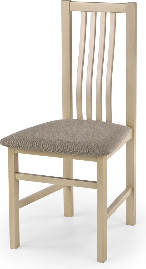 Klasyczne drewniane krzesło Paweł dąb sonoma