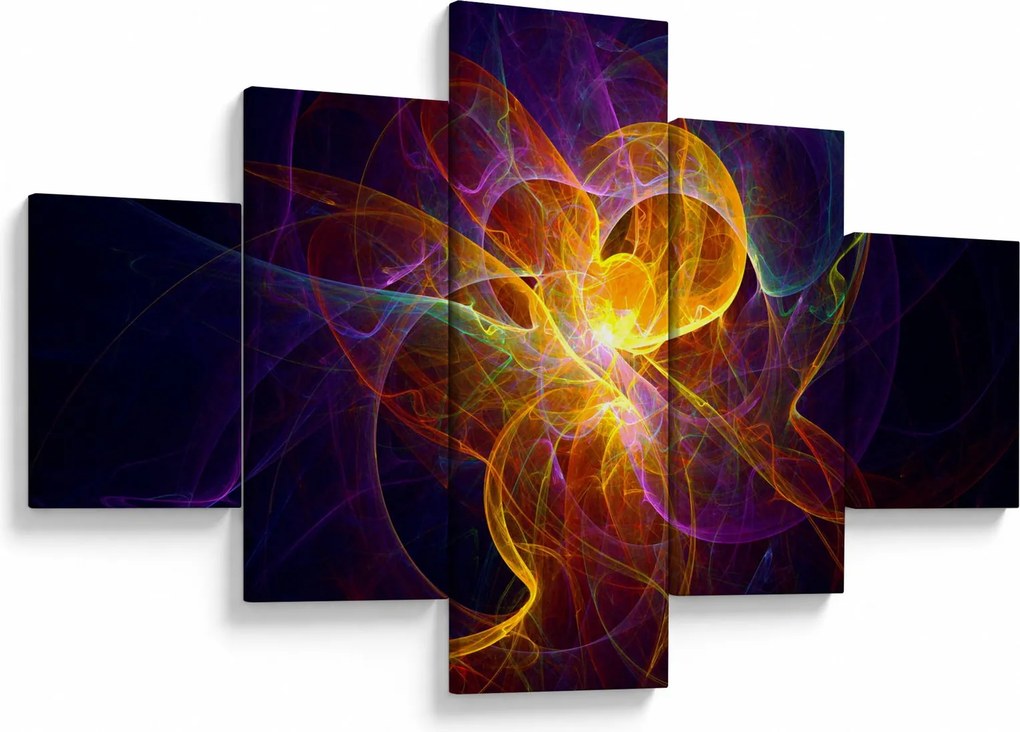 Abstrakcyjny obraz (125x70 cm)