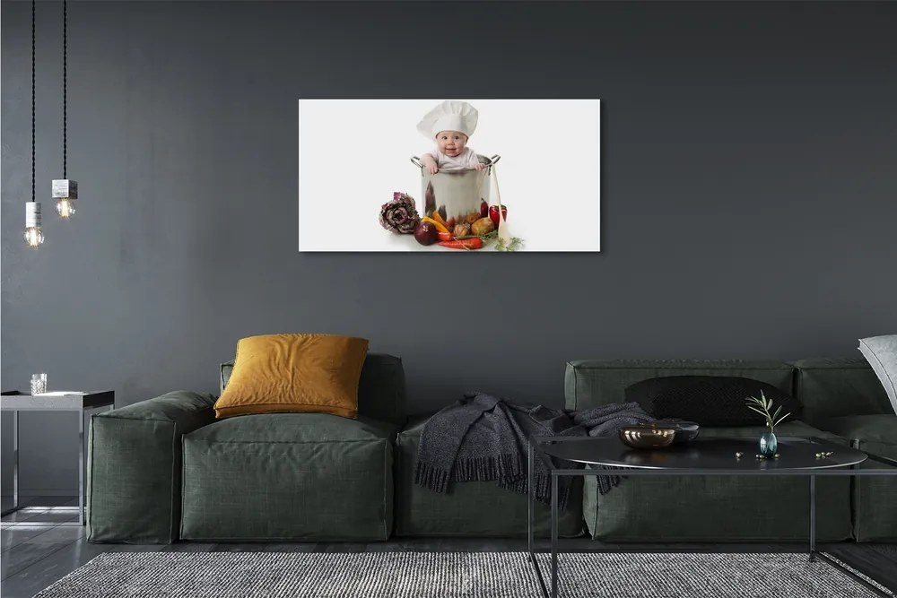 Obraz na płótnie Zabawne Ujęcie z Warzywami