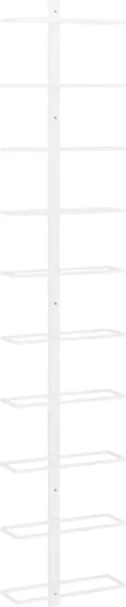 Biały minimalistyczny uchwyt ścienny W9-T40