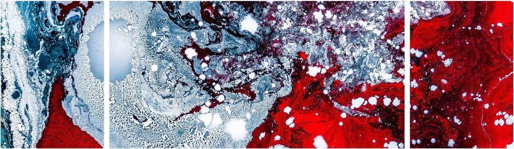 Abstrakcyjny obraz (170x50 cm)