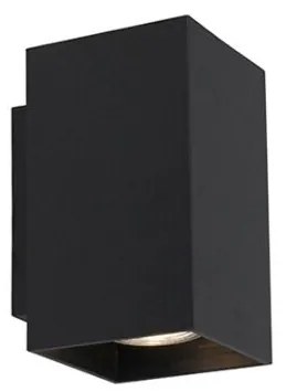 Nowoczesny inteligentny Kinkiet / Lampa scienna czarny z 2 WiFi GU10 - Sandy Nowoczesny Oswietlenie wewnetrzne