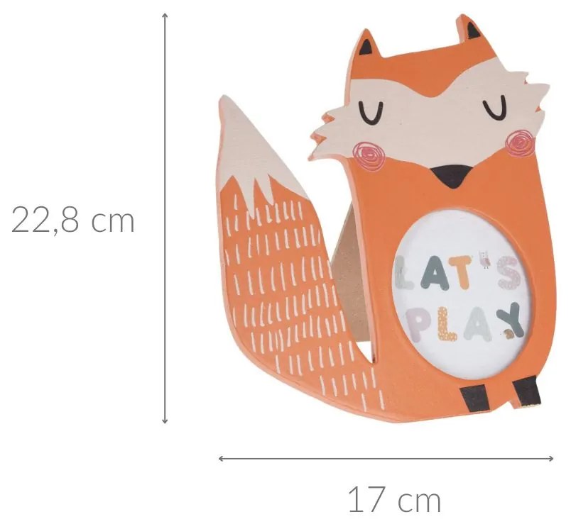 Ramka na zdjęcia Leśni przyjaciele, dziecięca, MDF