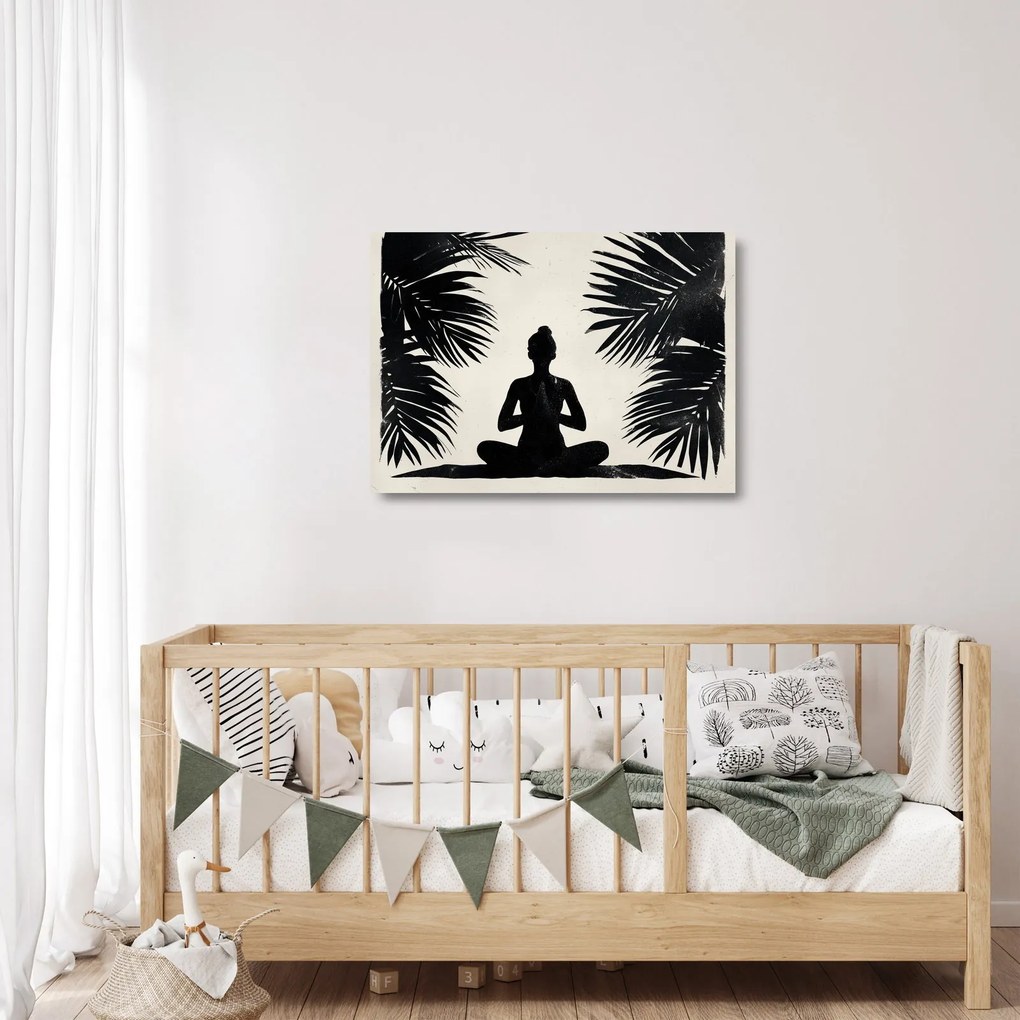 Obraz na szkle - Joga (70x50 cm)