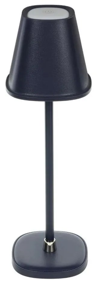 Retlux - LED ładowalna lampa biurkowa 3W 1800 mAh ściemnialna ciemny niebieski