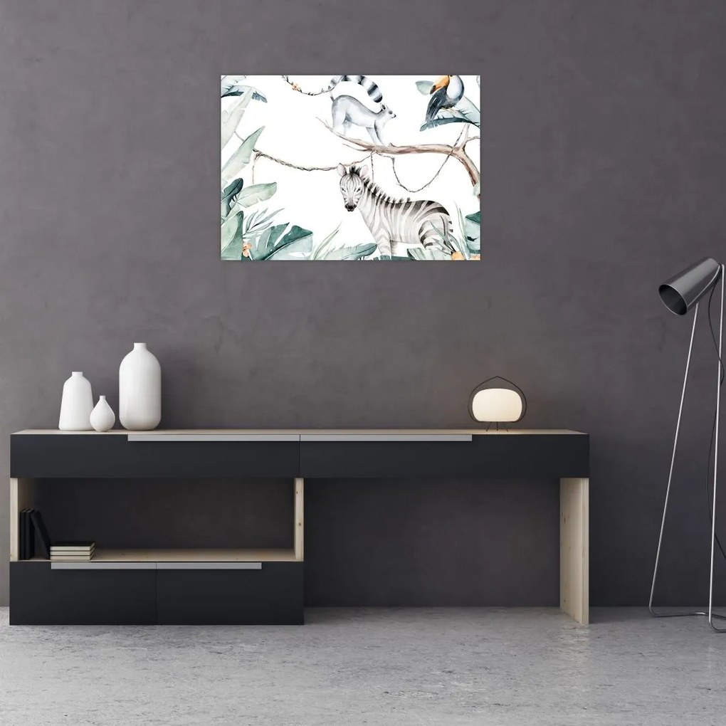 Obraz - Zwierzęta egzotyczne (70x50 cm)