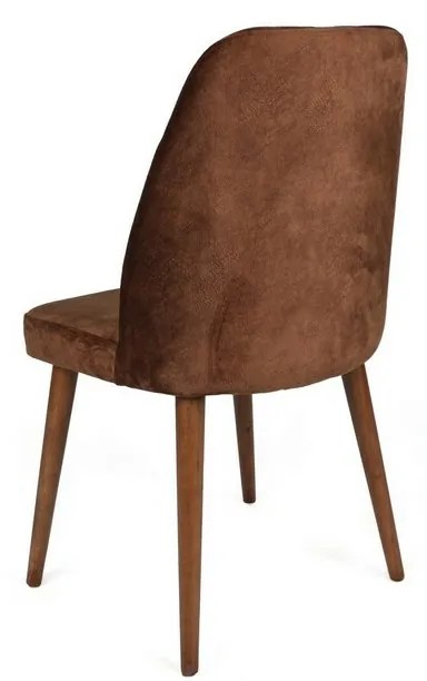 Zestaw krzeseł do jadalni Alfa Brown and Walnut, 2szt.