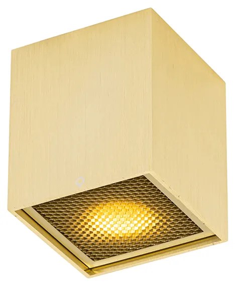 Designerski reflektor złoty - Qubo HoneyDesignerski Oswietlenie wewnetrzne
