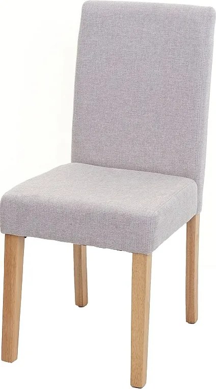 Krzesło do jadalni Littau,  kremowo-beżowy, jasne nogi