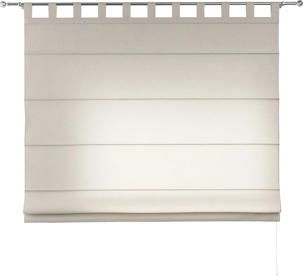 Roleta rzymska Verona kolor beżowy tkanina półprzezroczysta, strukturalna, lniana