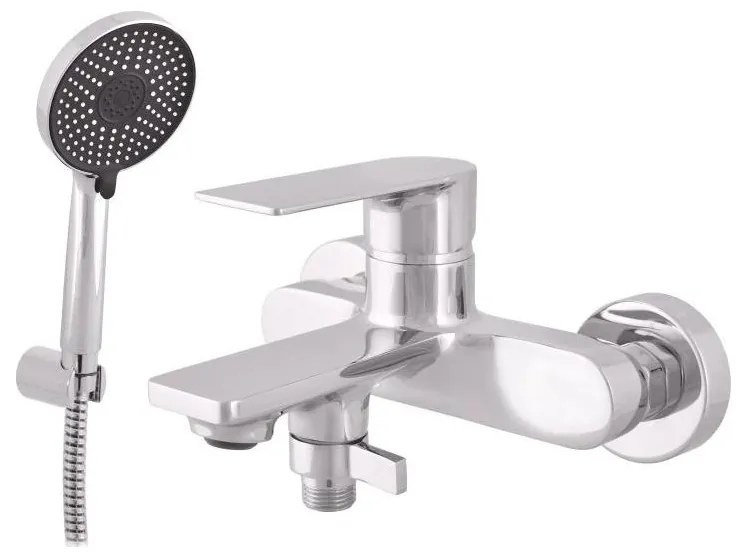 RAV Slezák NL154.5/1 - Zestaw wannowy z baterią NIL, chrom błyszczący