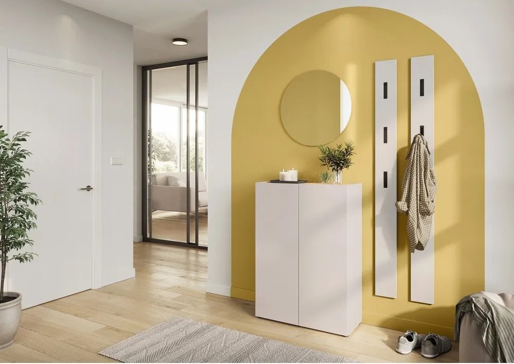 Kremowa szafka w dekorze dębu 74x105x33 cm Alviano – Germania