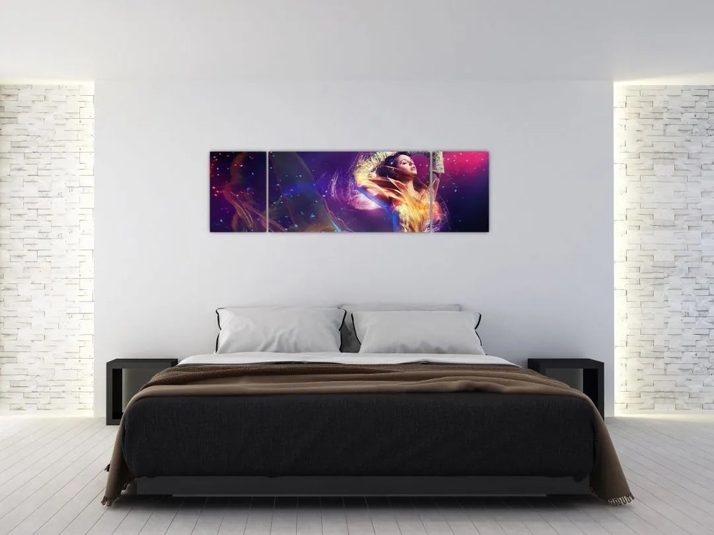 Obraz mistycznej kobiety (170x50 cm)