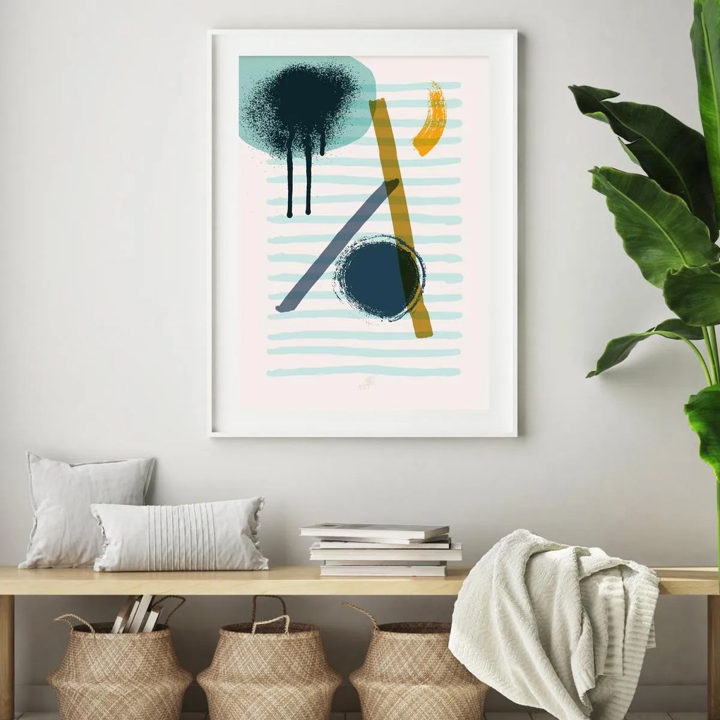 Plakat - Artystyczna abstrakcja (A4)