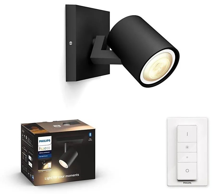 Philips 53090/30/P6 - LED Oświetlenie ściemnialne Hue RUNNER 1xGU10/5W/230V + pilot