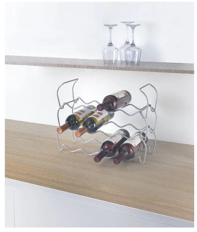 Stojak na 12 butelek Metaltex Wine, dł. 45 cm