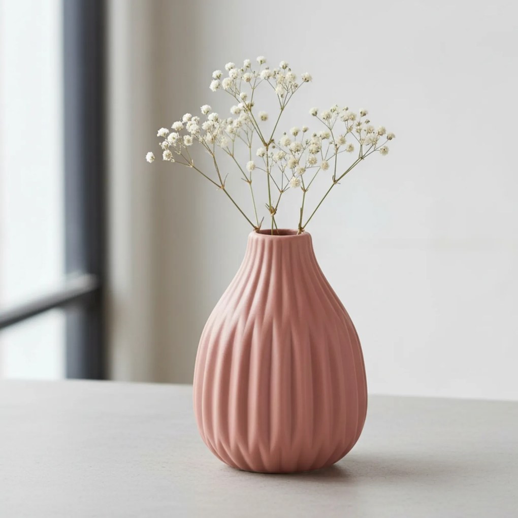 Wazon ceramiczny ESKO, ręcznie malowany, 13 cm