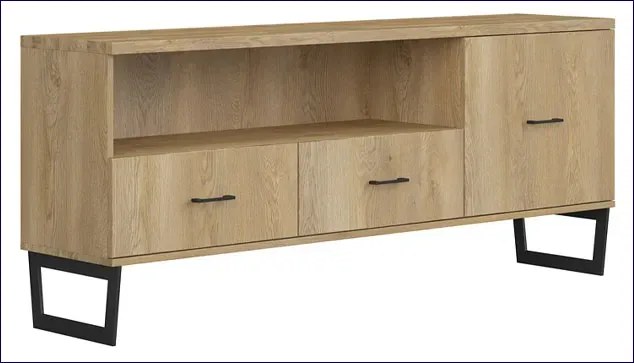 Dębowy stolik RTV P5-E02