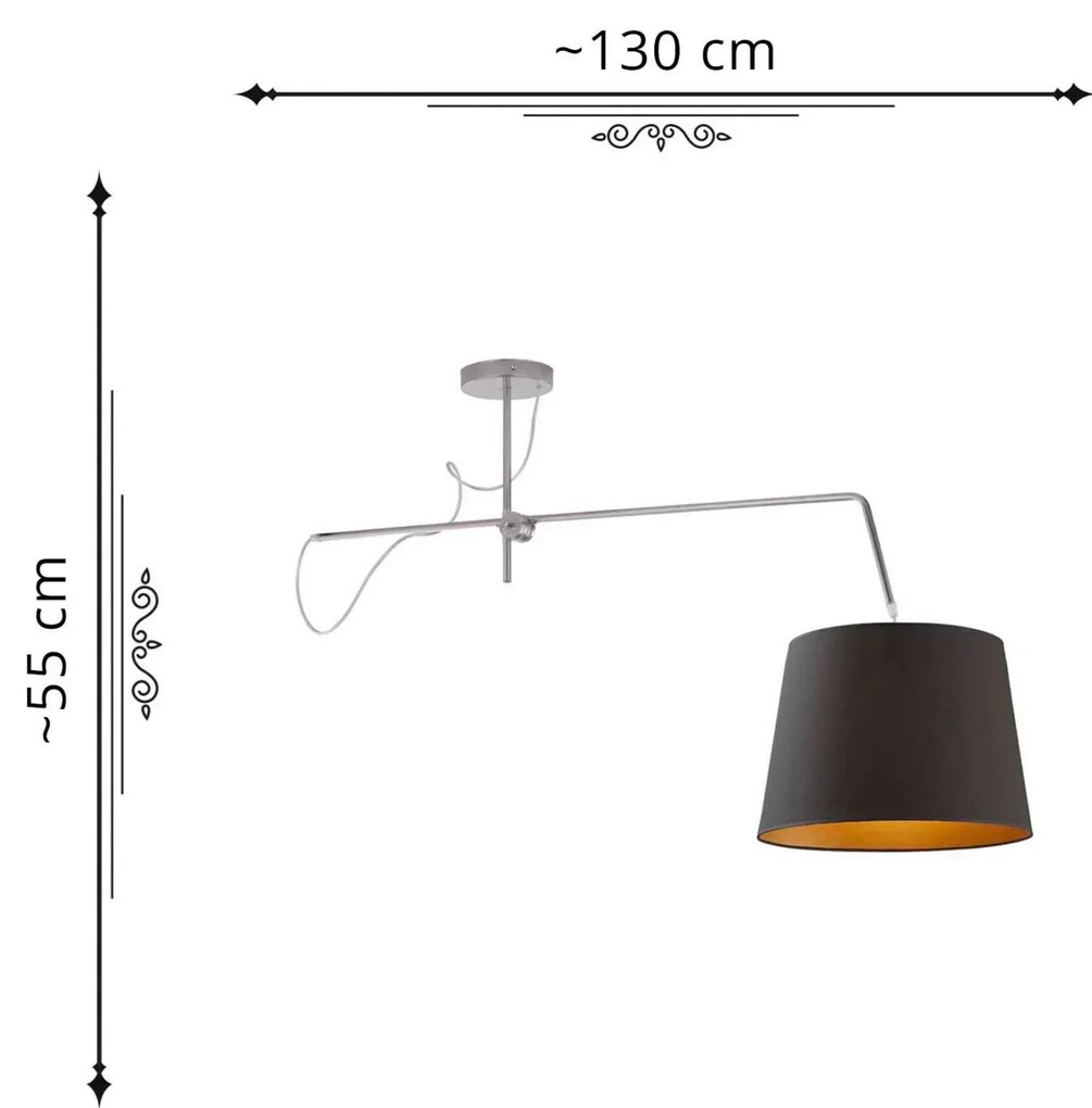 Regulowana lampa wisząca glamour 5 kolorów do wyboru F9-L73