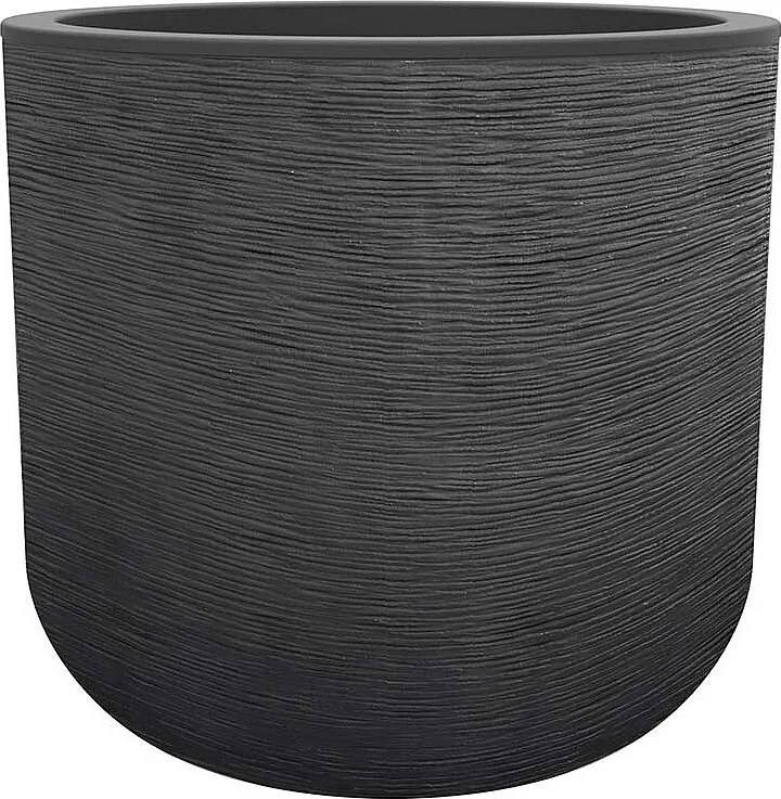 Donica kwadratowa Graphit'Up antracytowa - Ø 50 cm - 67 L