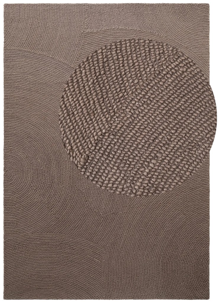 Dywan wełniany Hanse Home Eleni brązowy 80 cm x 150 cm