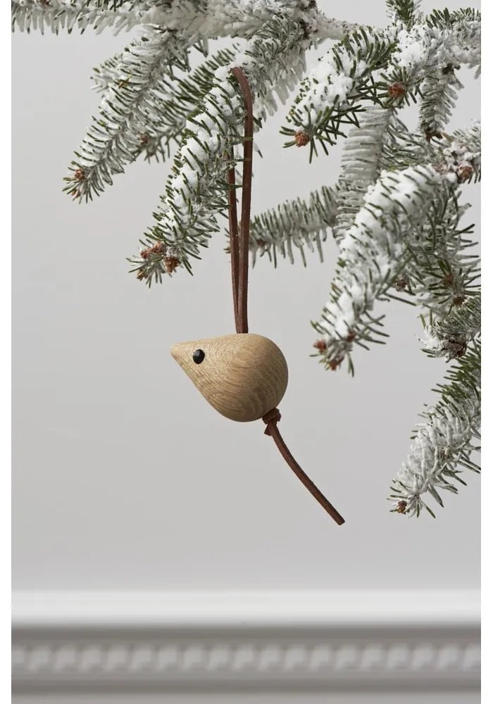 Drewniana wisząca dekoracja świąteczna Kähler Design Nordic Tales