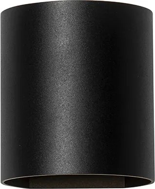 Inteligentna lampa ścienna czarna z WiFi G9 - Sabbio