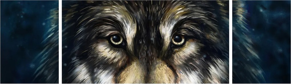 Obraz - Wilk (170x50 cm)