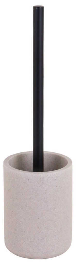 Szczotka toaletowa z czarną rączką, 10 x 40 cm, SAND