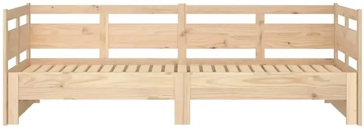 Łóżko rozsuwane z naturalnej sosny 2x(80x200) cm - Givefi 3X