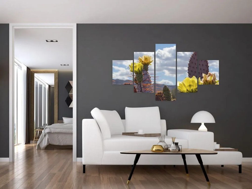 Obraz opuncji (125x70 cm)