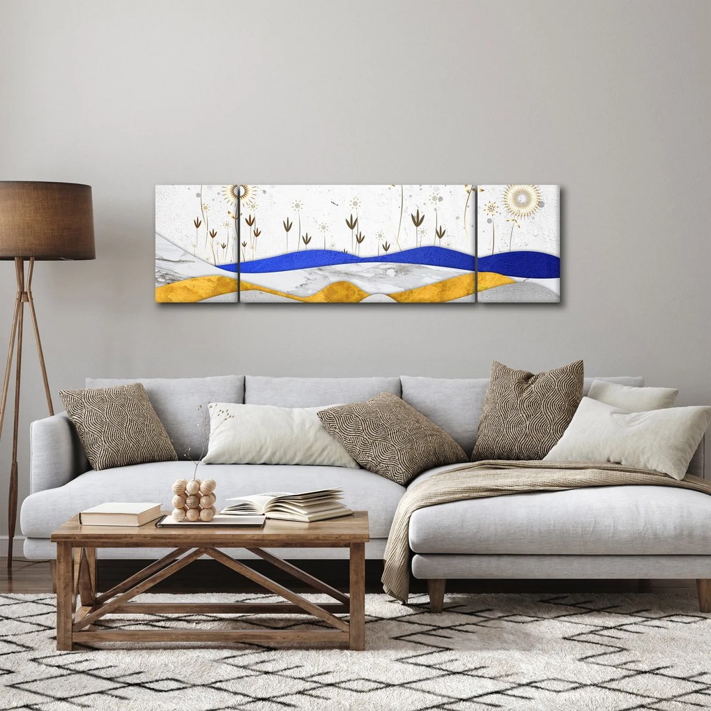 Obraz - Złote Góry (170x50 cm)