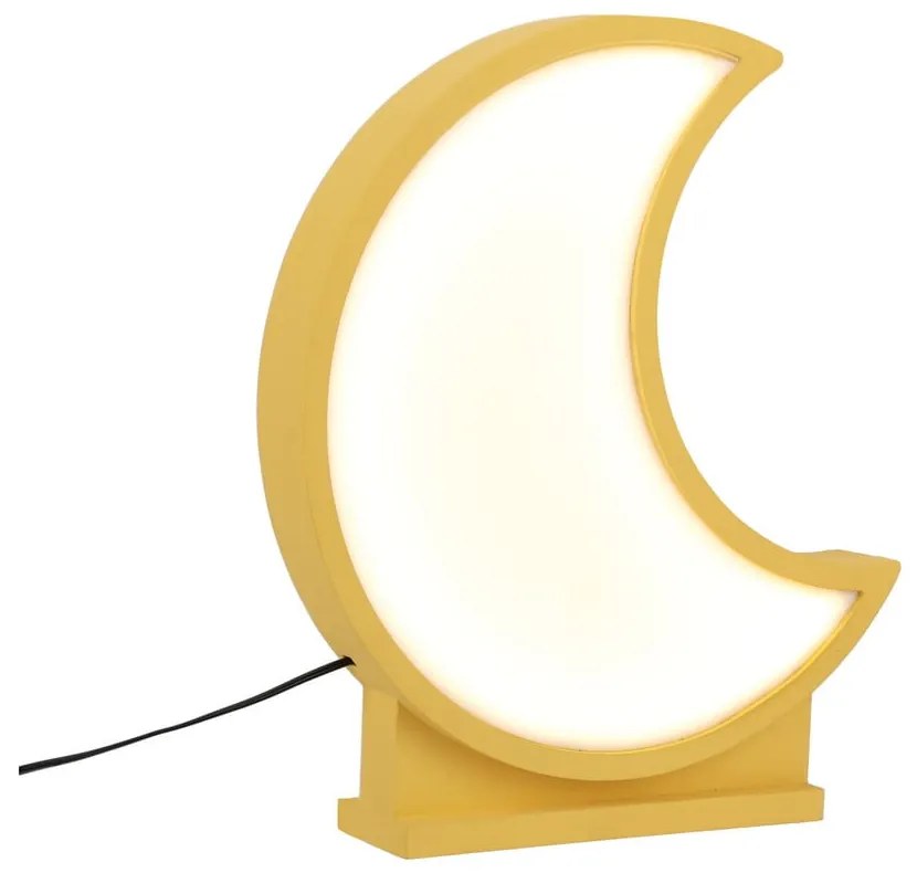 Żółta lampka dziecięca Moon – Candellux Lighting