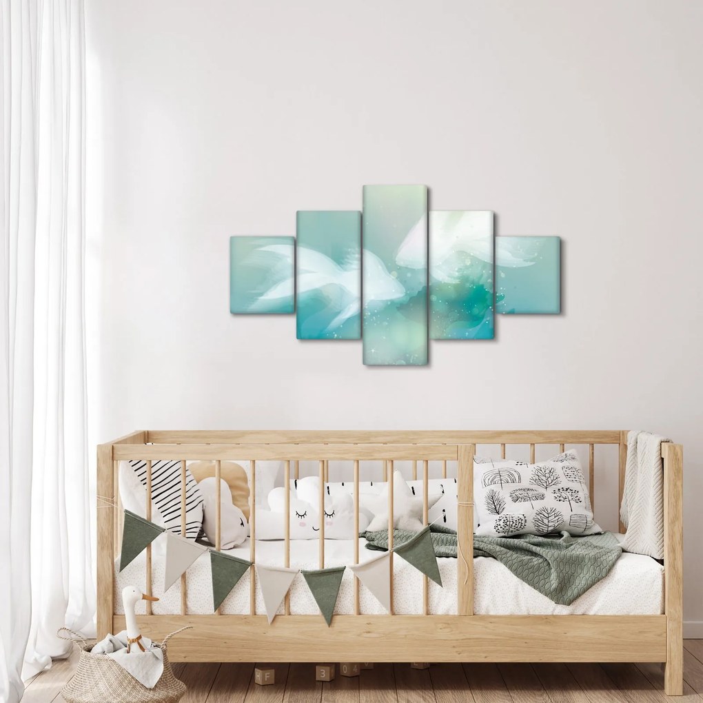 Obraz - Rybki (125x70 cm)