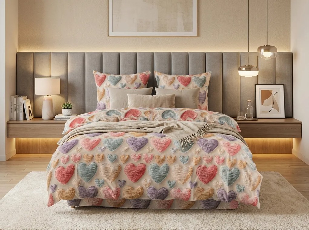 PrzytulneMieszkanie.pl PrzytulneMieszkanie.pl Pościel z mikrofibry LOVISO kolorowa Rozmiar pościeli: 70 x 80 cm | 140 x 200 cm